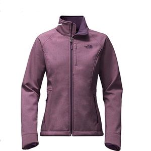 North Face Black Plum Heather Windshield Jacket